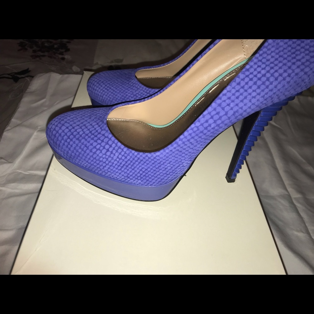 Rare Rachel Roy Platform Pumps with Art Deco Heel